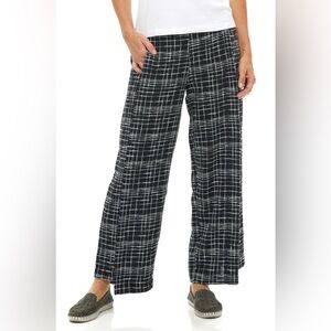 Liv by Habitat Windowpane Pants Black & White size Small